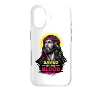 Saved By His Blood Jesus Christ Redemption Modern Faith Art Case for iPhone 17