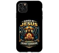 Saved By Jesus And An Amazing Heart Surgeon Survivor Christ Case for iPhone 11 Pro Max