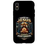 Saved By Jesus And An Amazing Heart Surgeon Survivor Christ Case for iPhone X/XS