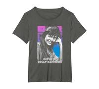 Saved by The Bell Saved by Kelly Kapowski T-Shirt, Women's Plus, Asphalt Grey, 1X