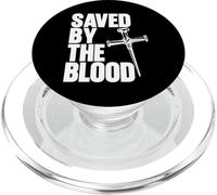Saved By The Blood Cross of Nails Christ Follower Christian PopSockets PopGrip for MagSafe