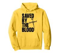 Saved By The Blood Cross of Nails Christ Follower Christian Pullover Hoodie