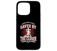 Saved By The Closer Christian Baseball Jesus Faith Case for iPhone 15 Pro Max