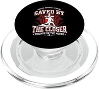 Saved By The Closer Christian Baseball Jesus Faith PopSockets PopGrip for MagSafe