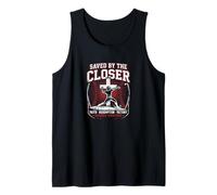 Saved By The Closer Christian Baseball Jesus Faith Tank Top