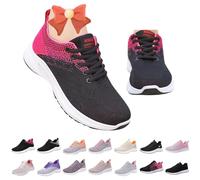 Saved for Later Items Running Trainers Womens Wide Fit Wedge Trainer Casual Arch Support Walking Shoes Breathable Mesh Orthopedic Sneakers Lightweight Trainers for Women Black 5