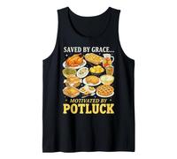 Saved Grace Bible Christian Casserole Dish Church Potluck Tank Top
