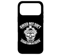 Saved Not Soft Skull Crown Thorns Punk Vintage Christian Emo Case for iPhone 17 Pro Max