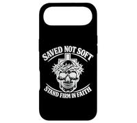 Saved Not Soft Skull Crown Thorns Punk Vintage Christian Emo Case for iPhone Air