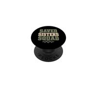 Saved Sisters Squad Christian Women Bible Study PopSockets Adhesive PopGrip
