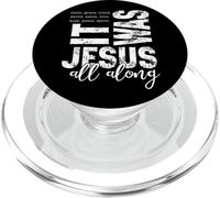 Saved Was Jesus All Along Christian Words PopSockets PopGrip for MagSafe