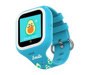 SaveFamily Iconic Plus Mr. Wonderful Edition with customized straps. Smartwatch for kids with Video call, Music, Caller ID, Video, Bluetooth, App Store, Whatsapp & Fun Stickers (Blue)