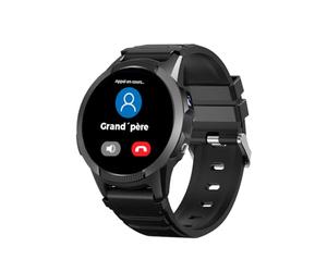 SaveFamily Slim 4G. Kids’ Smartwatch with Video Call. GPS Watch for Kids with Call, Chat, SOS Button, Stopwatch, Waterproof IP67. Modern and Discreet Design (Black)