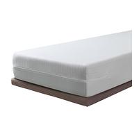 SAVEL - Mattress Encasement (180x200 cm) Super King Size | Stretchable and Breathable Bed Cover | Deep 30cm Fitted Skirt - White