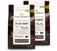 Saver Bundle Callebaut, 70% Dark Chocolate Chips (2 x 2.5kg Bundle)