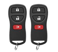 SaverRemotes for Nissan Armada Frontier Murano NV Pathfinder Quest Sentra Titan Versa Xterra Keyless Entry Remote Replacement KBRASTU15 (Pack of 2)