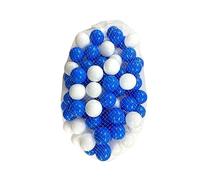 SAVEX Playballs, 6cm Soft Pit Balls Crush Proof No Sharp Edges, Smooth Surface, Toxic Free For Kids Indoor Outdoor Play Pool Trampoline Play | Play Balls For Ball Pit (300 Pcs, Blue & White)