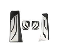 SAVHE Car Pedals Fit For BMW X3 F25 2011-2017 X4 F26 2014-2017 LHD Fuel Gas Brake Clutch Foot Rest Dead Pedal Pad Cover Replace(MT With Rest)