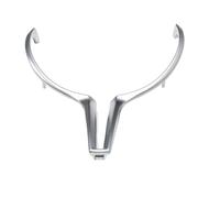 SAVHE Fit For BMW M Series F80 F82 F10 F06 F12 F13 F15 F16 Painted Steering Wheel Trim Cover 1 Piece(ABS silver painted)