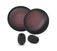Savi 8200 Earpads for Poly Savi 8400/8410/8420/8220/8210/8200 Headset | Protein Leather and Memory Foam ear cushions for Plantronics