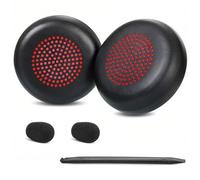 Savi 8210 Earpads Replacement Compatible with Plantronics Savi 8210 Savi 8220 Wireless Headset Ear Pads Ear Cushions Protein Leather High-Density Foam Black