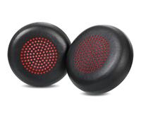 Savi 8220 Replacement Earpads Compatible with Poly Savi 8400, Savi 8410, Savi 8420,Savi 8220 Savi 8210 Savi 8200 Office Headset Cushions with Protein Leather Accessories-Black