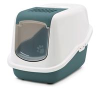 Savic Nestor Nordic Cat Litter Tray, Green, 56 x 39 x 38.5 cm