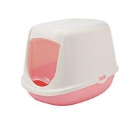 Savic Duchesse Cat Litter Tray Box Pan With Door Pink - Small