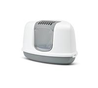 Savic Cat Litter Pan Nestor Corner, 58,5 x 45.5 x 40 cm , Grey-White