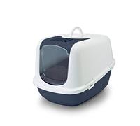 Savic Cat Litter Pan Nestor Jumbo, 66 x 48 x 46 cm, Blue/ White