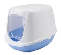 Savic Duchesse White/Blue Kitten Home Toilet - 44.5cm x 35.5cm x 32cm