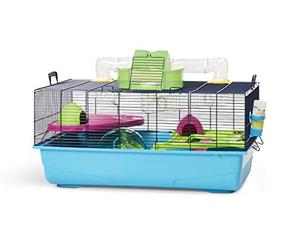 Savic Hamster Heaven Navy Blue Hamster Cage, 80 x 50 x 50 cm