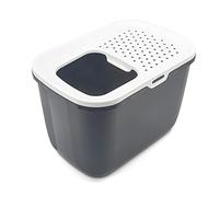 Savic Hop In Cat Litter Box Silver