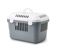 SAVIC Pet Carrier, 48.5 x 33 x 31.5 cm, White/ Cold Grey