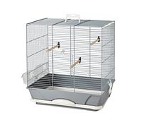Savic Primo 40 Small Bird Cage Silver/Grey 46 x 32 x 48 cm