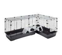 SAVIC Rodent Home Cubix Corner Black 146.5X100X50Cm Small Animal Cage