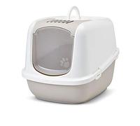 Savic Nestor Covered Litter Tray XXL - Mocha & White