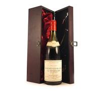 Savigny Les Beaune 'La Dominode' 1970 Bernard Clair Dau vintage wine in a silk lined wooden box with four wine accessories, 1 x 750ml