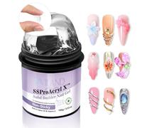 SAVILAND 100g Solid Sculpting Builder Gel: Large Capacity Non-Sticky No-Rinse 3D Nail Gel with Castor Oil for Extension Carving 30 Days Super Strong Hard Gels for Nail Art Salon