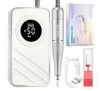 SAVILAND 50000RPM Nail Drill Professional: 30S Fast Removal Nail Filer Electric for Removing Acrylic Nails Dip Nails Gel Nails Rechargeable Low Noise Low Heat Portable Salon Use