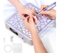 SAVILAND Advanced Nail Dust Collector: 4000 RPM Dust Collector Nail Tech for Beginner 10 Adjustable Speeds Nail Duster Low Noise Powerful Suction Vacuum For Nails Acrylic Nails Polish Salon & Home