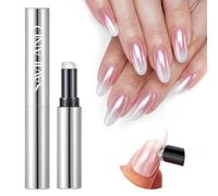 SAVILAND Chrome Nail Powder Pen Air Cushion, Ultra-Reflective Chrome Powder