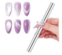 SAVILAND Essentials Cat Eye Magnet for Nails: 5X Stronger Nail Magnet Dual-Ended Magnetic Nail Wand Pen for Nail Art 3D Cateye Velvet Galaxy Nails Magnetic Gel Polish Salon Tools