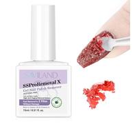 SAVILAND Pro Acetone-free Gel Nail Polish Remover: 2 Mins Fast Removal Gel Remover for Nails with Castor Oil Vitamin E Gel Polish Remover for Acrylic Dip Nails Gel Nail Remover 15 ML Home
