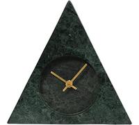 Saville Designs Marble Mantel Clock, Green