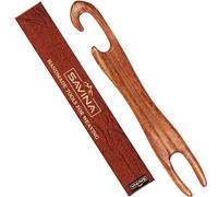 SAVINA Savina 11.8in Wooden Weaving Shuttle - Handcrafted Loom Sticks for Weaving, Handmade DIY Weaving & Crafts, Ideal Accessories for Sweaters, Scarves, Tapestries. (1Pcs), (SVNK-WLS004)