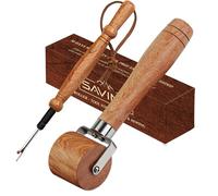 SAVINA Savina Seam Rippers for Sewing, Remove Stitches and Seams with Precision, Thread Ripping Tool, Hard Wood Professional Multipurpose Durable for Sewing/Quilting (Seam Ripper + Seam Roller)