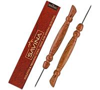 Savina Stiletto & Pressing Tool - Essential Quilting/Sewing Tool Stiletto, Presser - Precision Placement Tool for Getting Seams to Lay Correctly (2 Pieces)