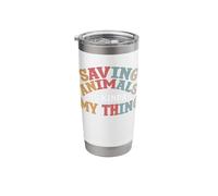 Saving Animals is Kinda My Thing Stainless Steel Insulated Tumbler