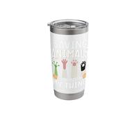 Saving Animals is Kinda My Thing Stainless Steel Insulated Tumbler